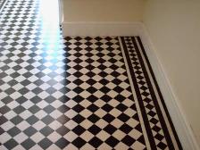 After Picture - A Victorian Tile Floor in Cheshire Restored by Tile Doctor